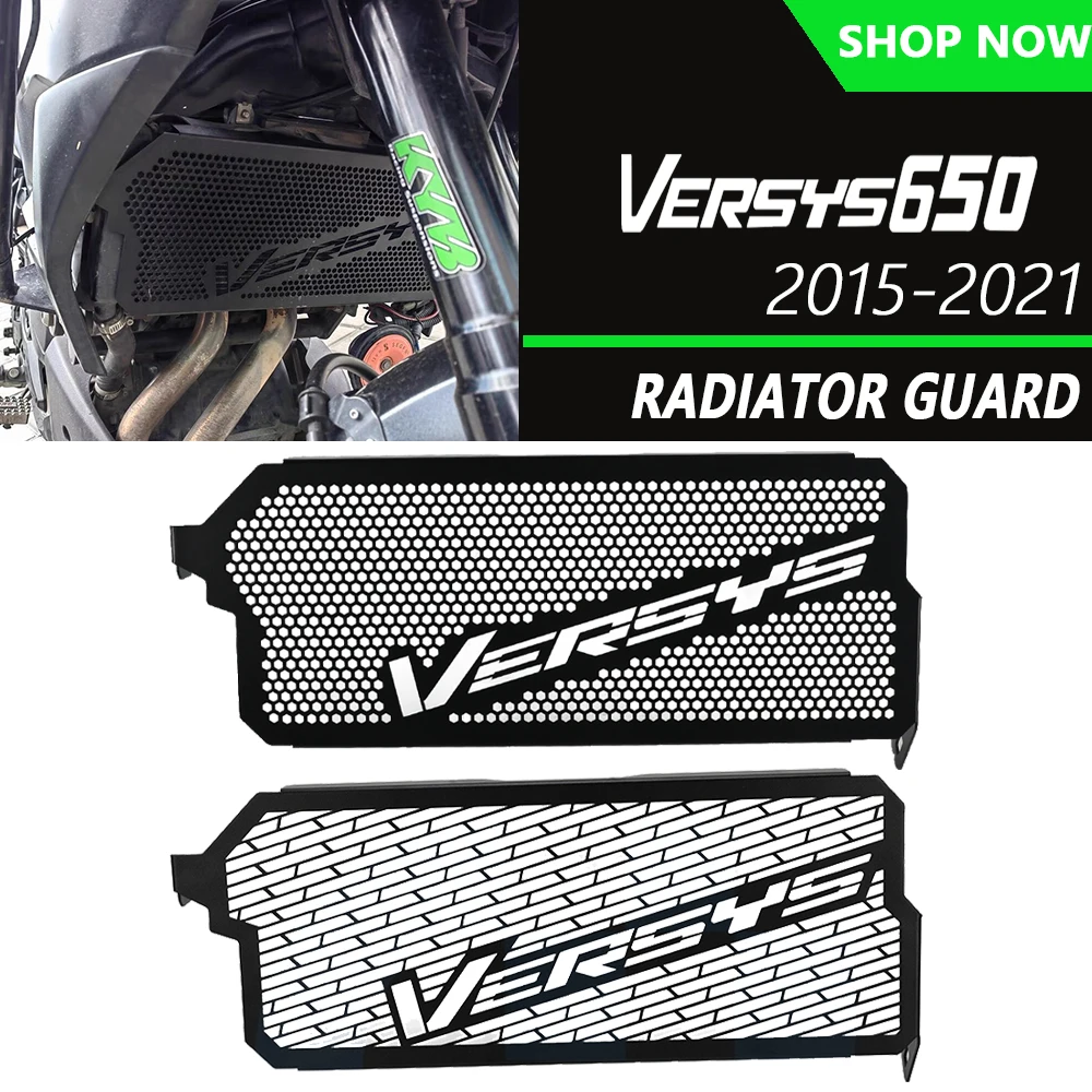 Motorcycle Accessories For Kawasaki Versys 650 Versys650 2008 ~2023 2009 2010 2011 2012 Radiator Guard Protector Grille Cover
