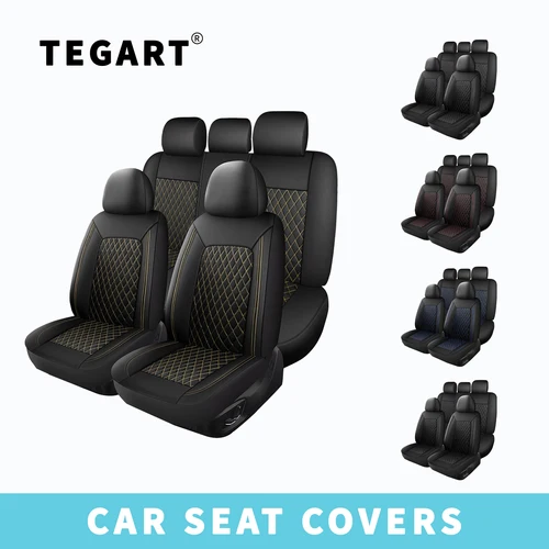 Fundas universales para asientos de coche, juego completo para SUV Sedan Van, banco trasero dividido delantero, protección Interior automotriz 0910