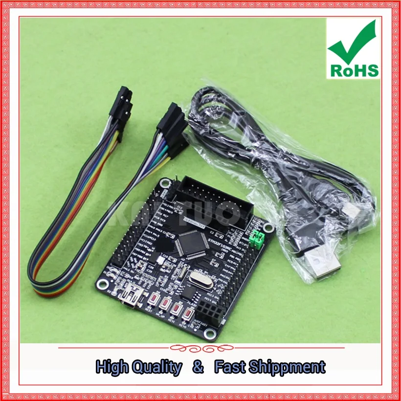

Плата разработки ARM STM32 Системная плата STM32F103RCT6 / RBT6 Модуль макетной платы (H6A2) 0,13 кг-X
