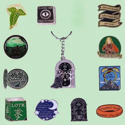 Superior Quality Durin Doors Ring Collection Movie Enamel Pin Brooch Badge Clothes Lapel Backpack Ladies Jewelry Gifts Wholesale