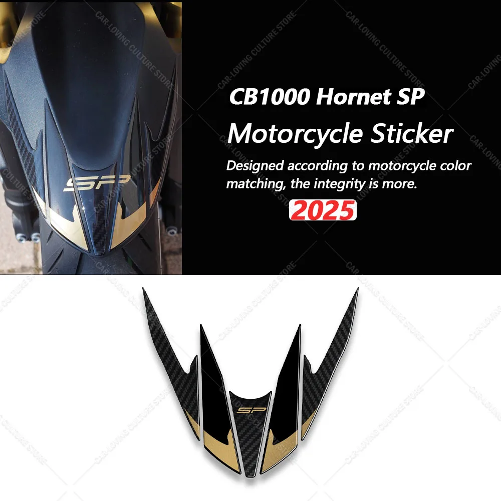 

Motorcycle Accessories 3D Gel Motorcycle Mudguard Protector Decal Epoxy Resin Waterproof Sticker For CB1000 Hornet SP 2025