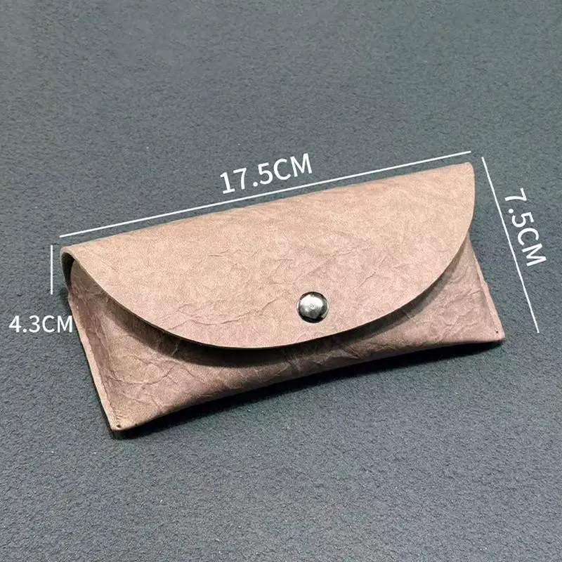 PU Leather Hard Shell Glasses Case Durable Lightweight Portable Anti-Drop Sunglasses Protector for Outdoor Hiking