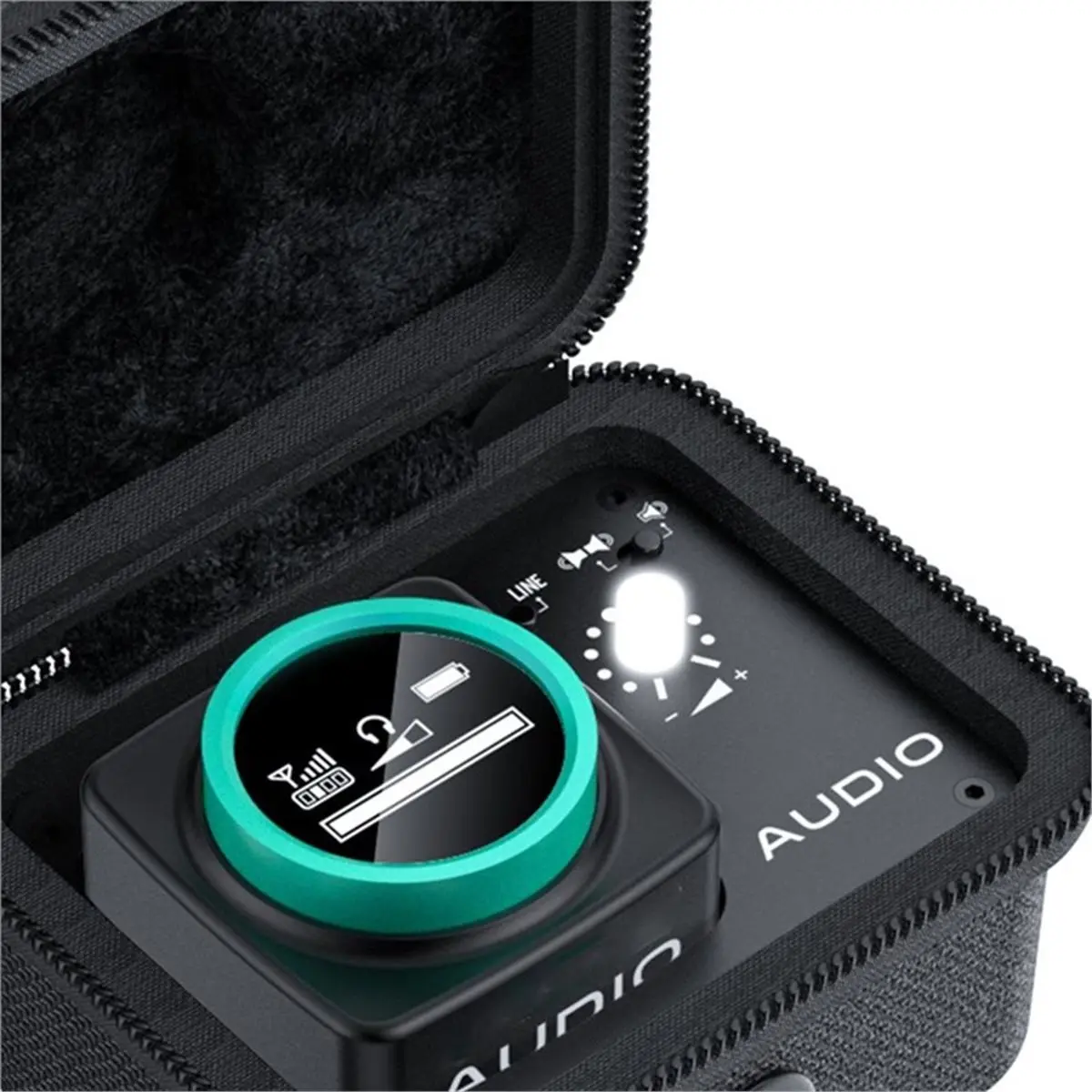 

DT75BG Wireless in Ear Monitor System, Upgraded Stereo IEM System Low Latency with Charging Case LED Display Auto-Pairing