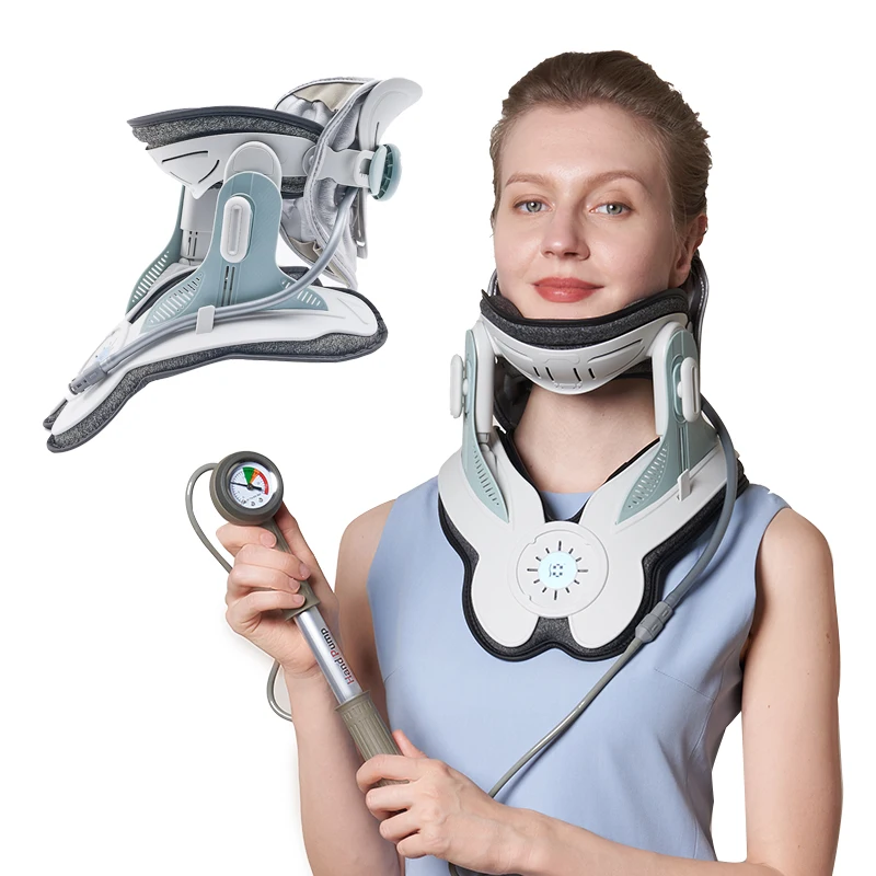 Produits de résolution de problèmes 2024, thérapie physique gonflable, masseur de levage du cou, attelle cervicale pour soulager la douleur au cou