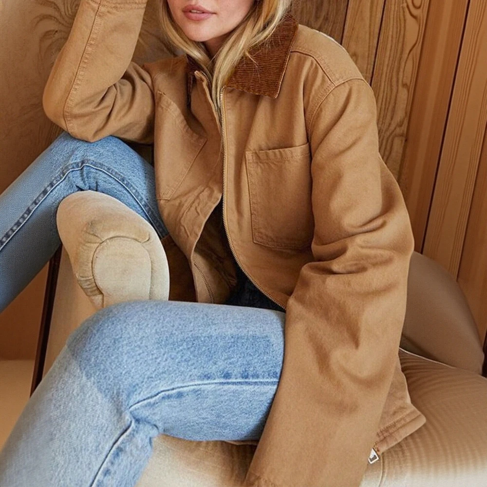 

Casual Pure Color Coat Autumn Winter Clothes Fashion Element: No Decoration Style: Casual Women's Top Coat