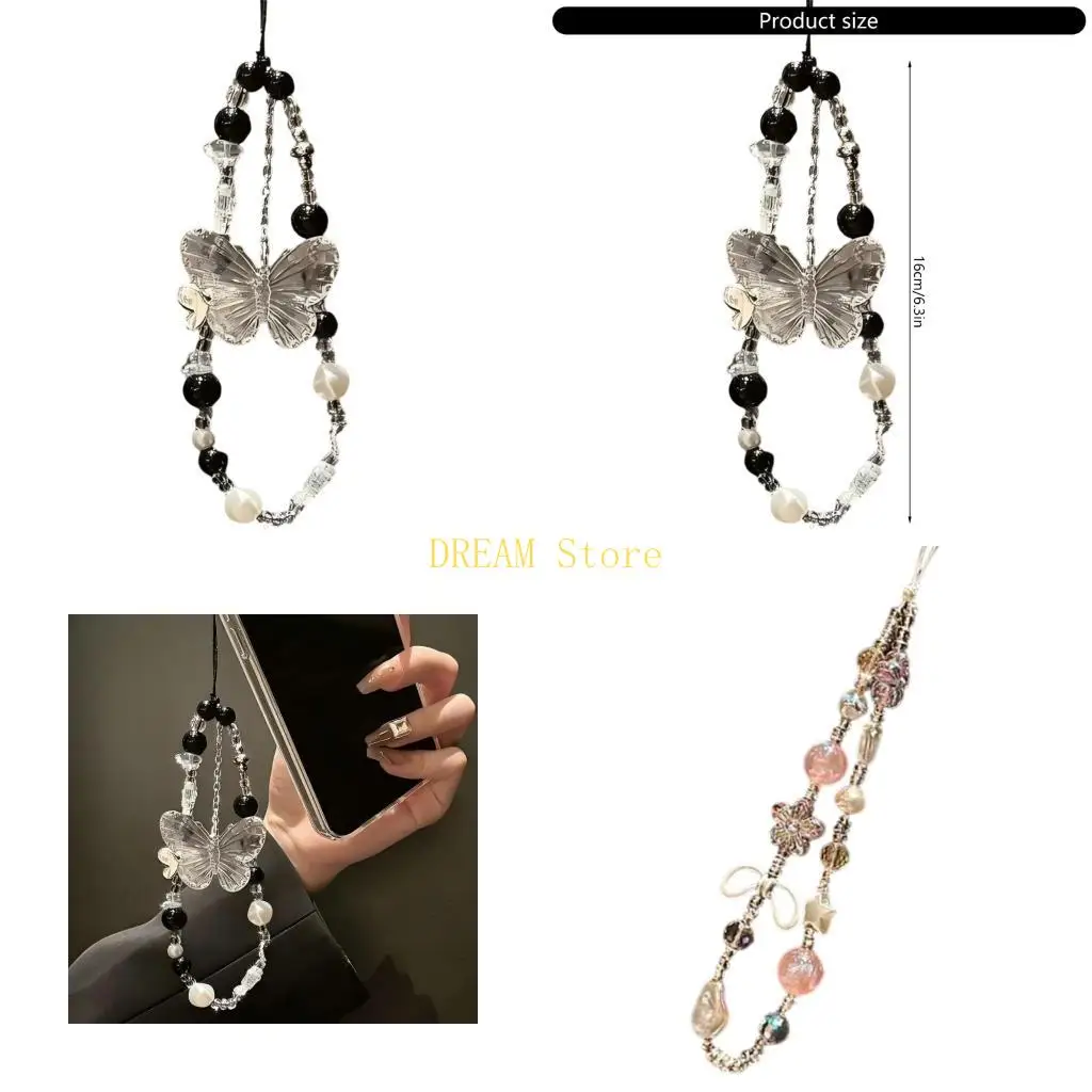 

Женский браслет-шнур для телефона, шнурок, модный браслет из бисера для телефона для модных молодежных любителей моды, одежда,