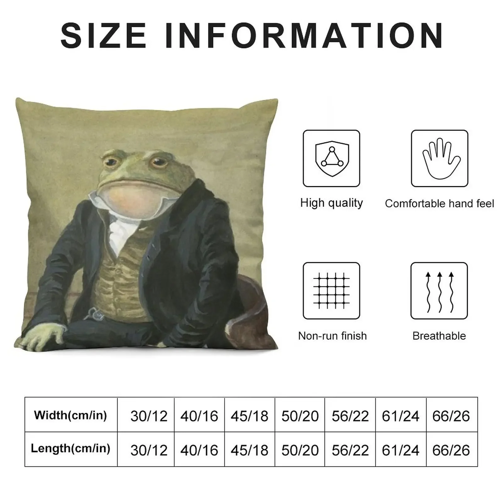 Colonel Toad / Sir Toad Throw Pillow Covers For Sofas Decorative pillowcase pillow