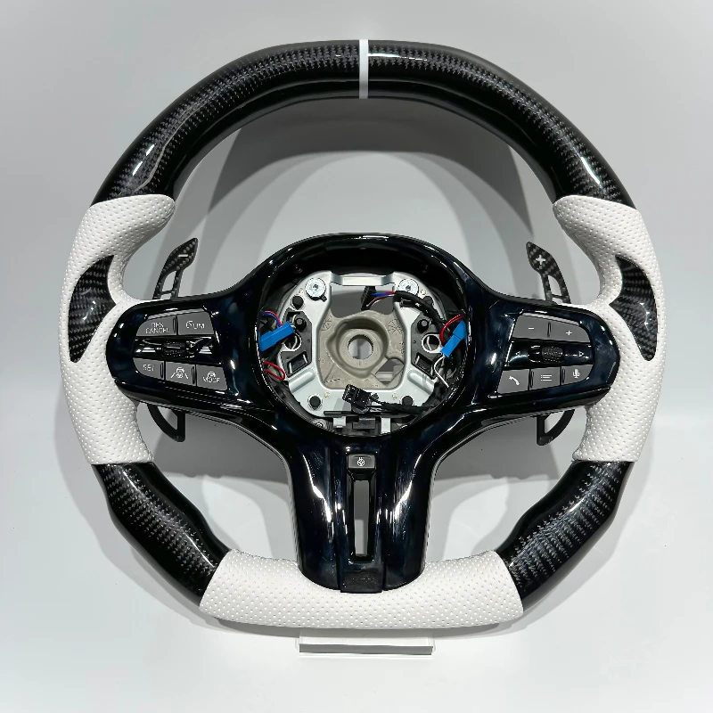 

Быстрая доставка Plug and Play для F80 F82 F10 F06 F12 F13 F15 F16 F20 F22 F30 F31 F32 F33 F36 Рулевое колесо автомобиля из углеродного волокна