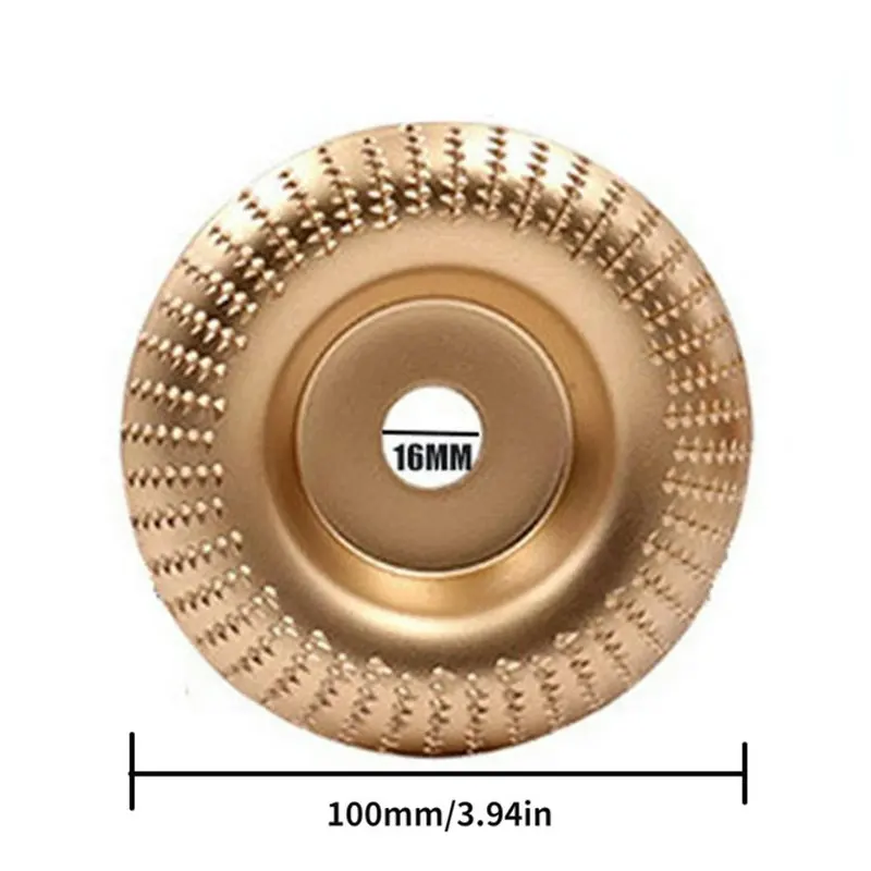 4inch Abrasive Angle Grinder Disc 16/ 22mm Wood Angle Grinding Wheel Abrasive Disc Sanding Carving Rotary Tool