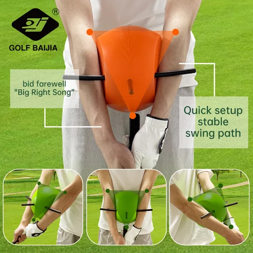 Imagen 2 del producto Corrector de postura de brazo oscilante de Golf, pelota de entrenamiento de columpio, corrector de alas de pollo oscilante, accesorios para astillado de golf