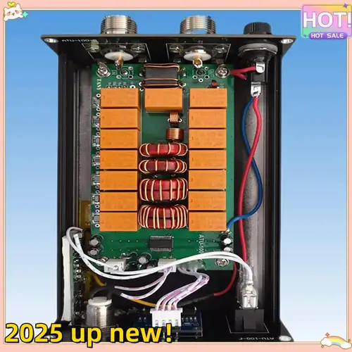 ATU-100 アンテナチューナーアマチュア無線用 1.8-55Mhz 自動アンテナチューナー N7DDC 100 ワットオープンソース短波バッテリー耐久性
