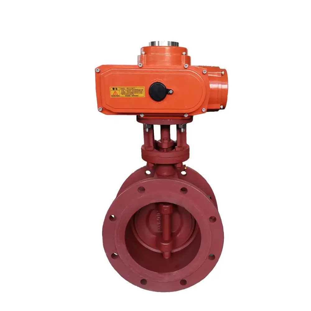 24V 0-10V/4-20mA Electric Motorized Actuator Proportional Control butterfly Valve