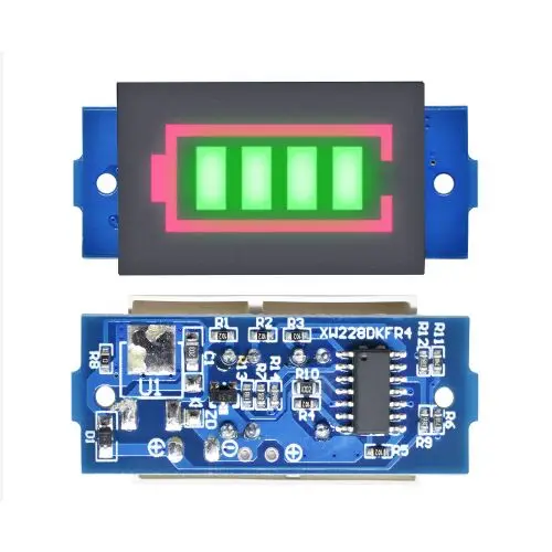 Battery Level Indicator 18650 Lipo Lithium Capacity Tester Meter 6S Module Lithium Battery DIY Intelligent Battery Display