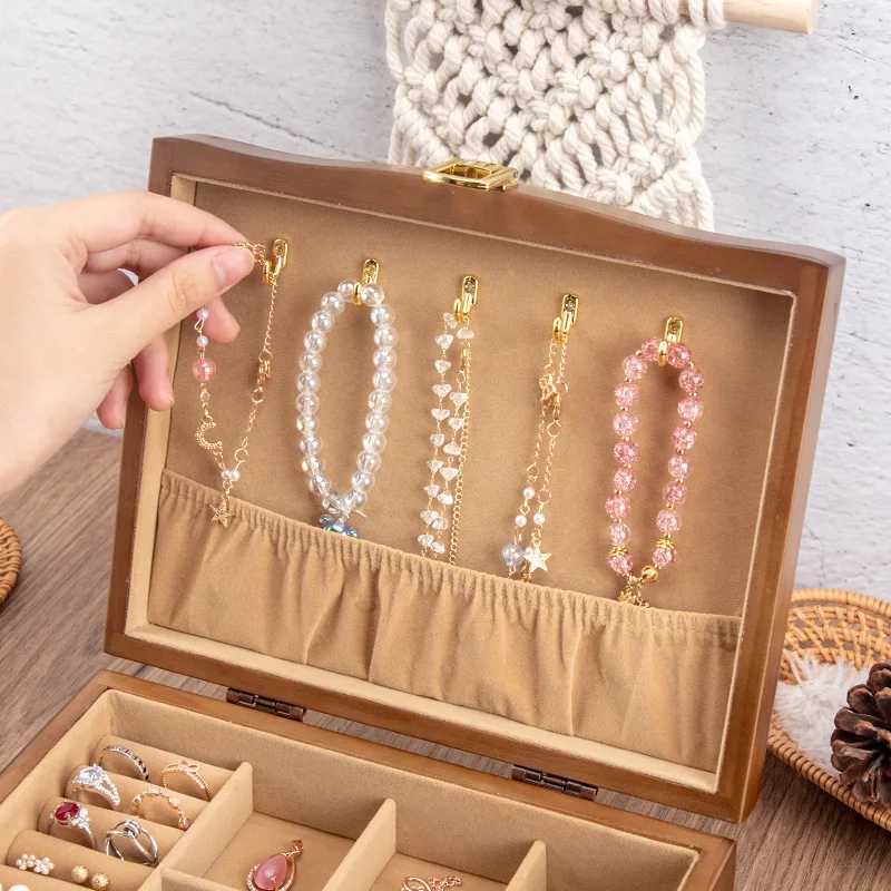 Jewelry box multifunctional storage box organizer boxes Jewelry organizer woman box for jewelry Wooden box containers organizers