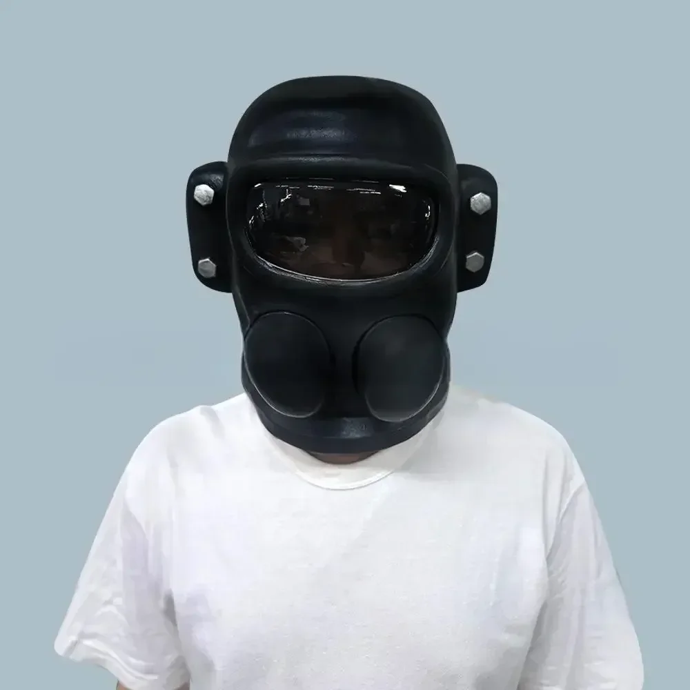 جديد 2025 لعبة شركة ميتال قناع تنكري للهالوين للكبار خوذة من اللاتكس شخصية كرنفال فستان زي الدعائم