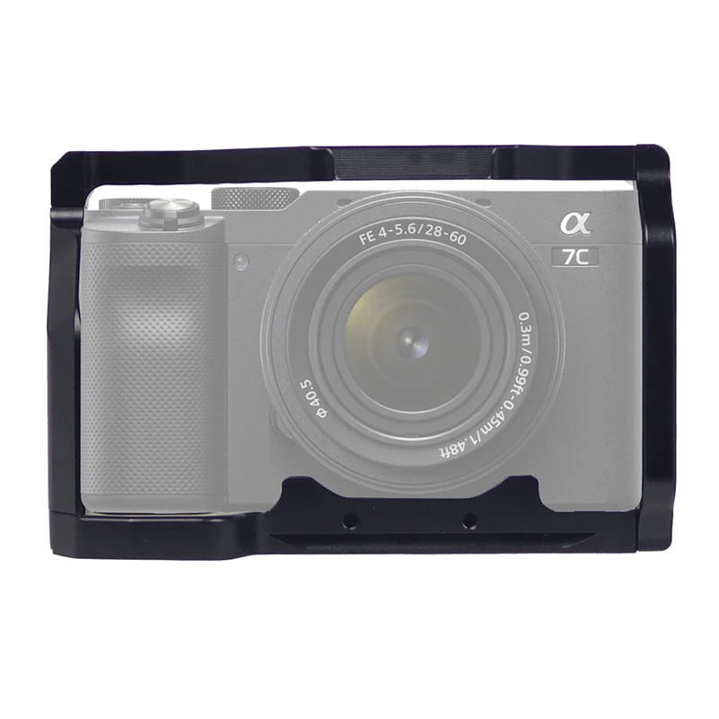 BGNing A7C2 A7CII A7CR Schnellwechselplatte L-Halterung Holzgriff Vollständige Abdeckung Kamerakäfig für Sony A7C SLR Handgriffhalter – Detail 28