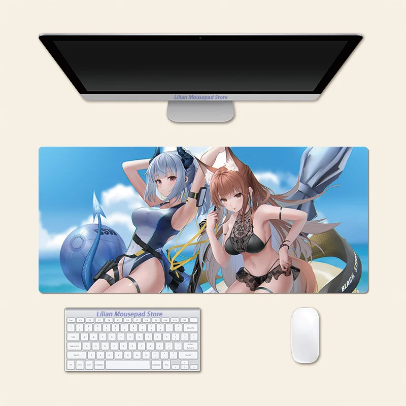 

Franka Arknights Anime Large Mouse Pad PlayMat Office Mousepad Game Creative Desk Gaming Mat