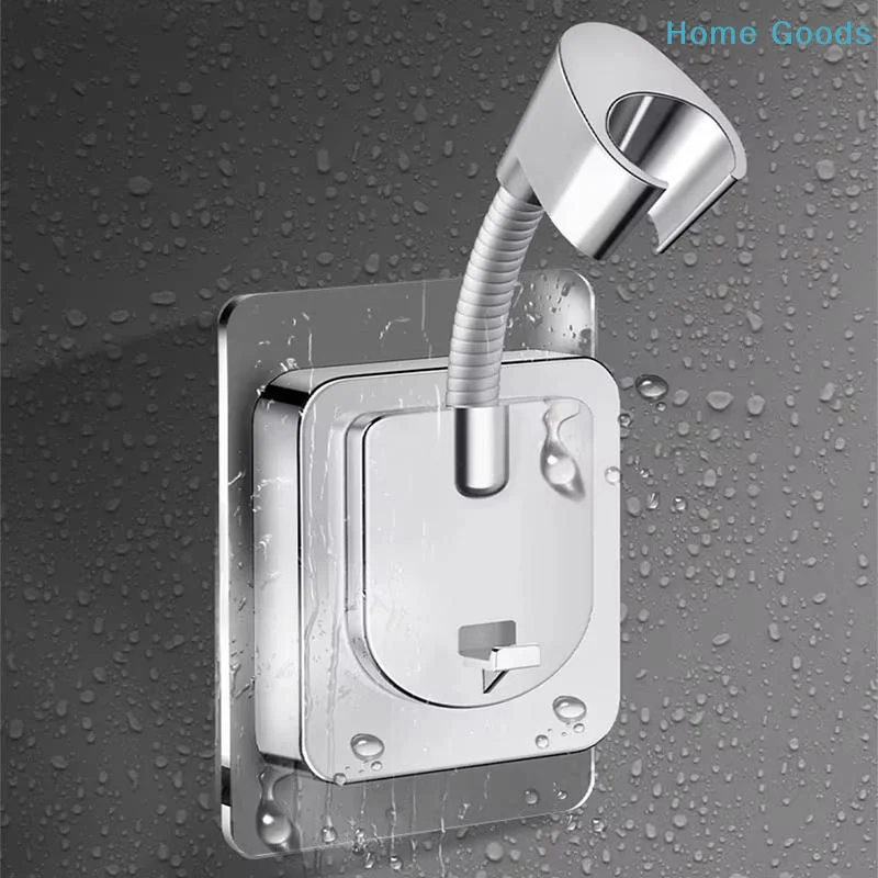 Adjustable Shower Head Holder With 360 Degree Rotation Compatible With Most Shower Heads Easy To Install Requiring No Drilling