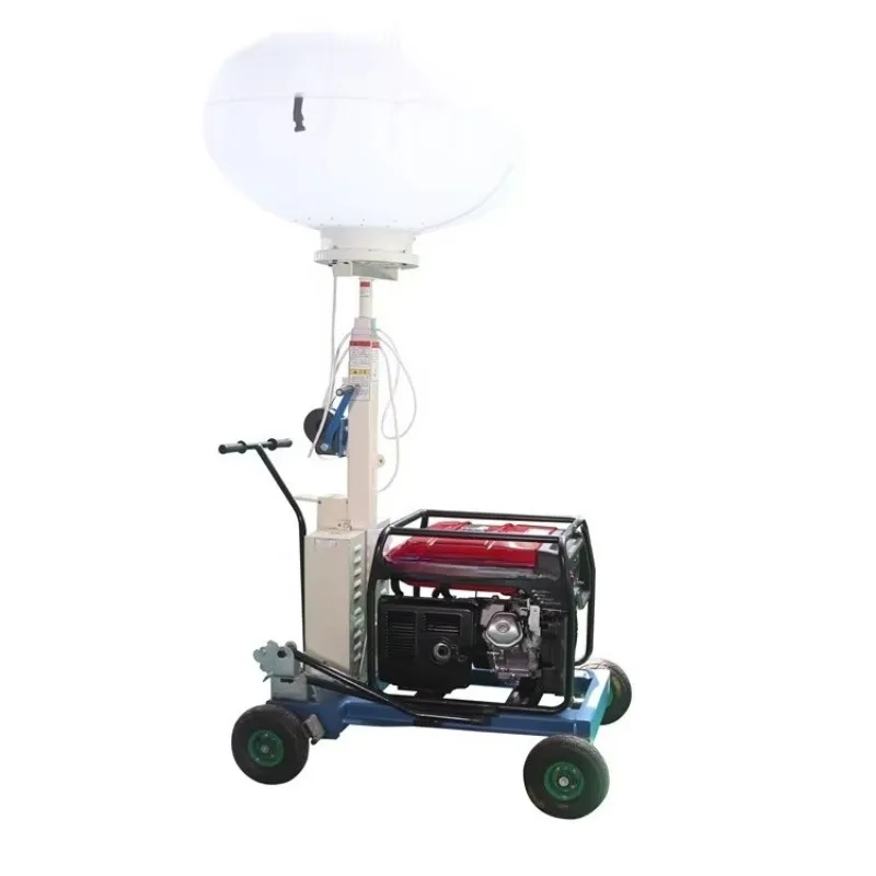 Mobile Diesel Generator Light Tower with Adjustable LED Lamps for Mining Road Construction and Emergency Work Use