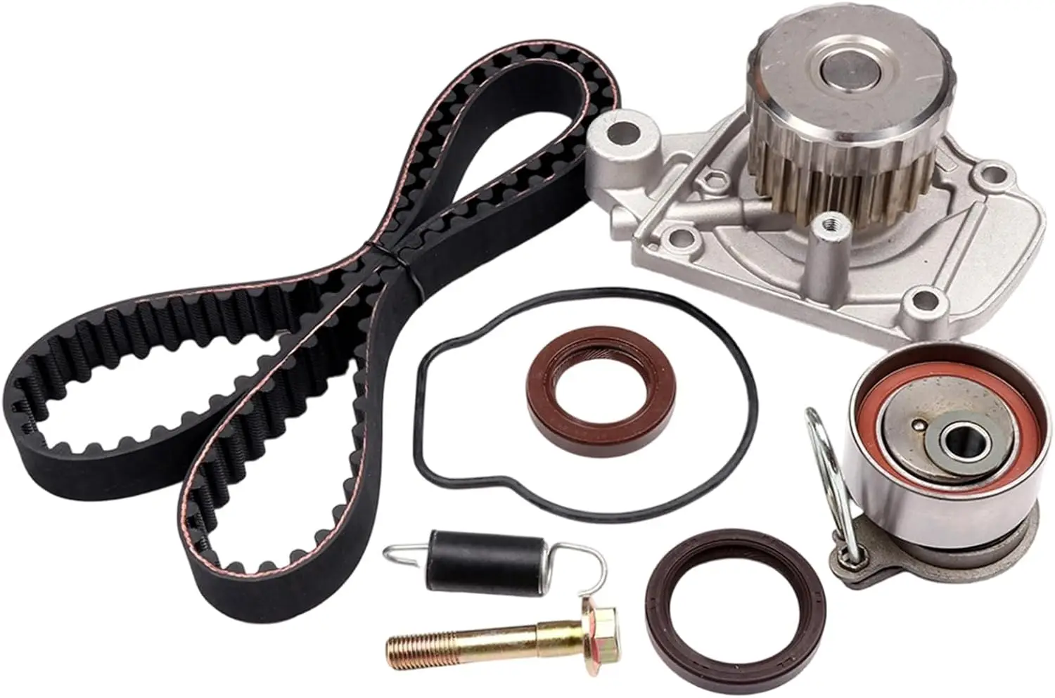 

1.7L L4 SOHC Timing Belt Kit with Water Pump for 2001-2005 Civic and EL Models, OEM Replacement TS26312 TBK220WP ITM312