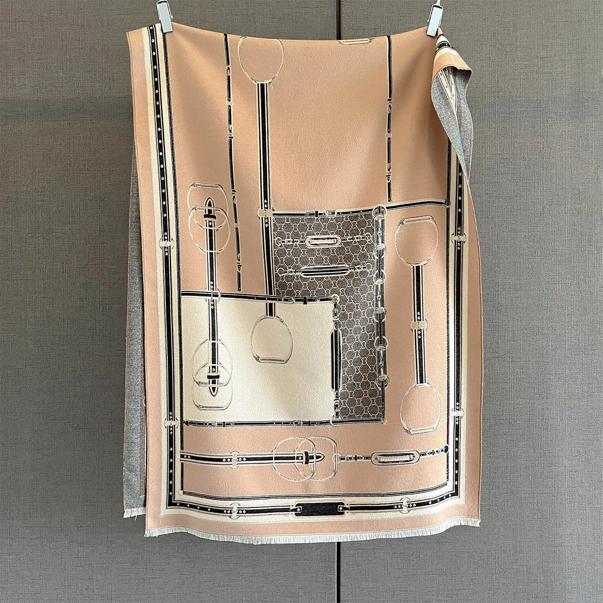 

Новый женский роскошный дизайнерский клетчатый шарф, большая шаль, осень-зима, толстые теплые шарфы, буфанда, пончо, палантины из пашмины