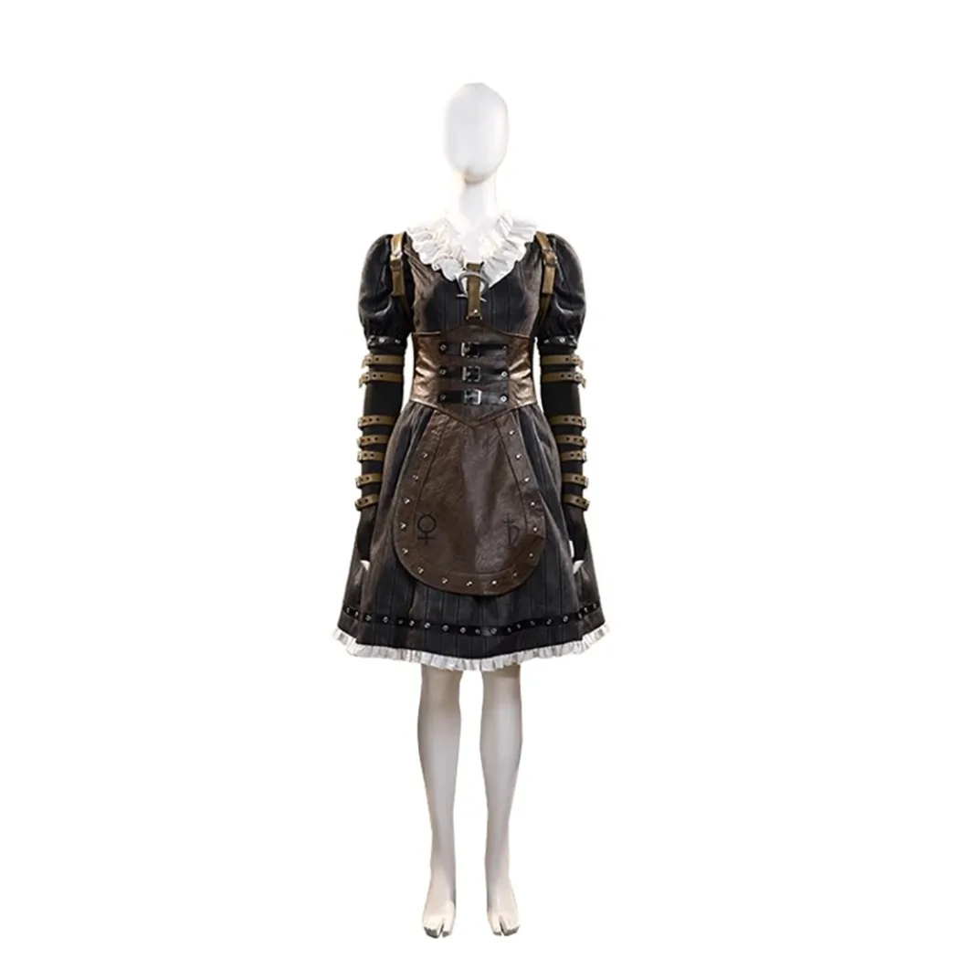 Madness Returns Black Alice Cosplay Costume Halloween Comic Fancy Dress