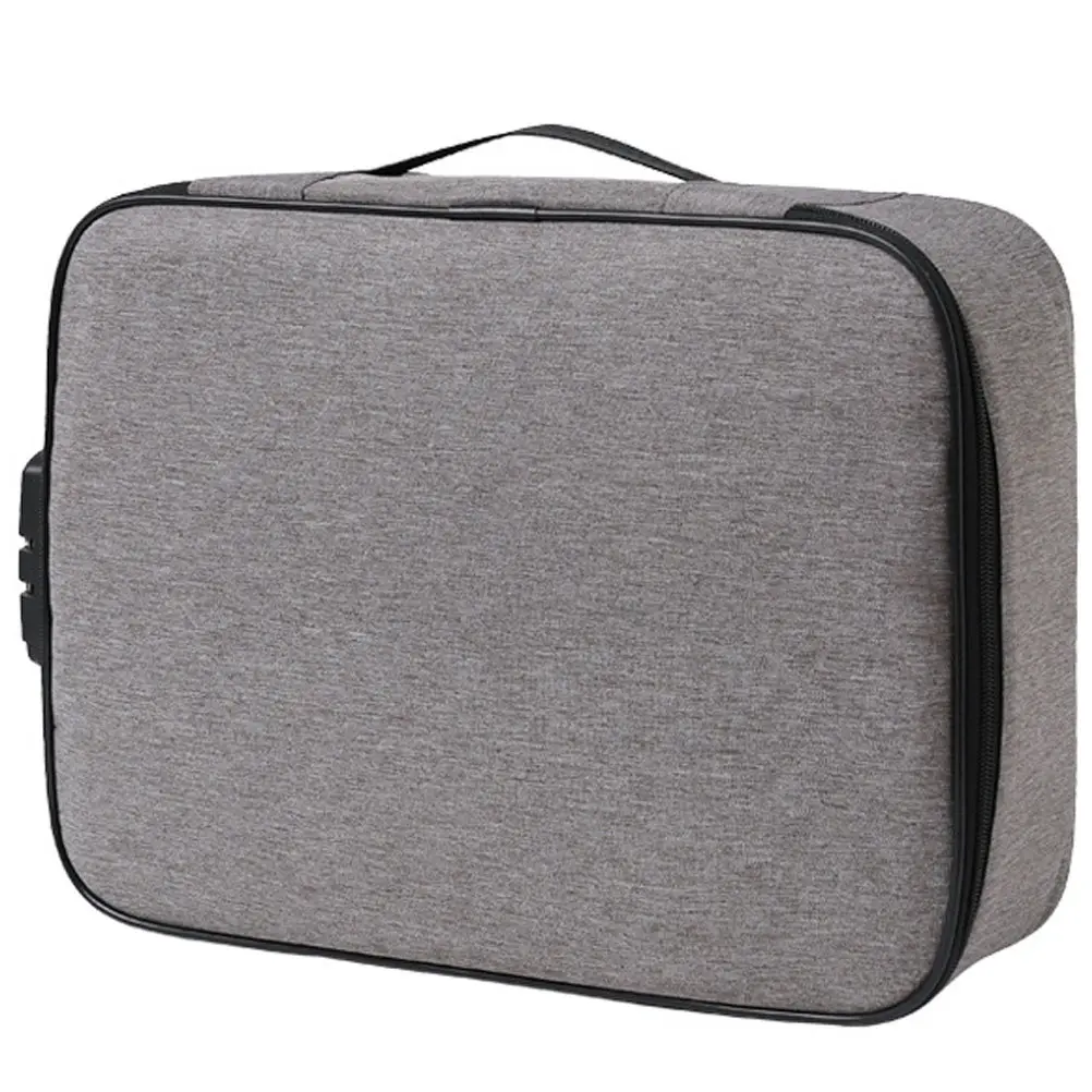 

Important Document Organizer Lockable File Storage Box with Combination Security Lock for Passports Certificates Cards Albums