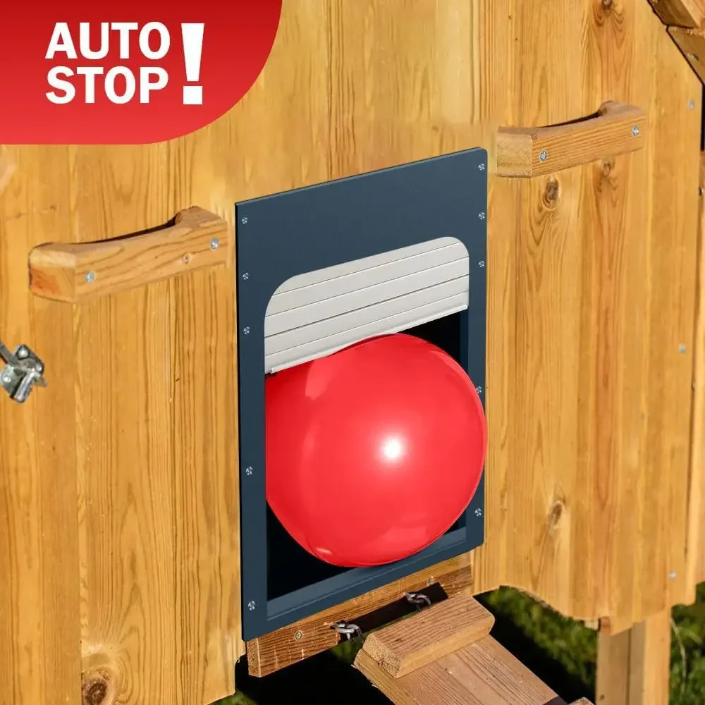 Solar roll gate chicken coop door, remote control anti-pinch automatic switch chicken door