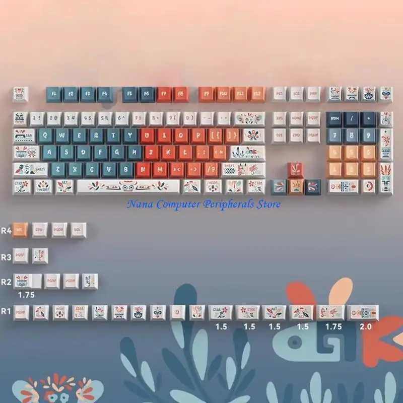 

F68C Оригинальный материал ПБТ таможенных колпачков высоты для раскладок клавиатур 61 64 75 98