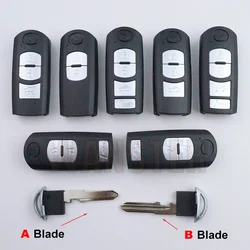 for Mazda 3 5 6 8 CX5 CX7 CX9 CX-5 CX-7 CX-9 MX-5 MX5 Miata RX-8 X-5 Summit Axela Atenza M3 M6 Car Key Fob Case Shell Housing