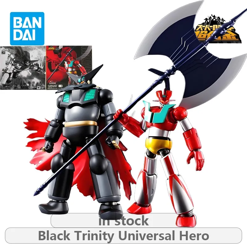 Bandai Super Robot Superalloy Finished Products Series Black Tower Anime Action Figure Model Toys Model Ornaments Gifts for Boys