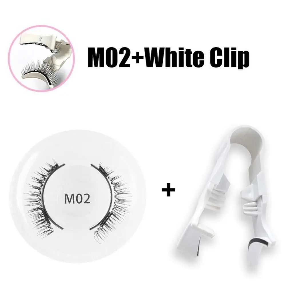 Natural Mink False Eyelash Fasdhion Handmade 3D Makeup Curler Clip Clamp Eyelash Extension Girls