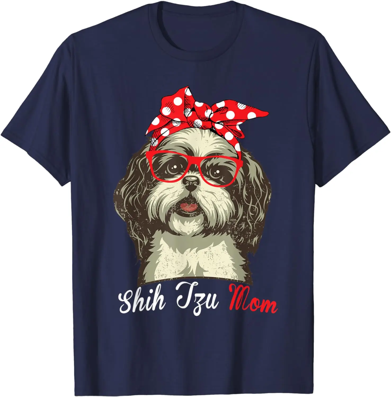 Funny Shih Tzu Mom for Shih Tzu Dog Lovers T-Shirt