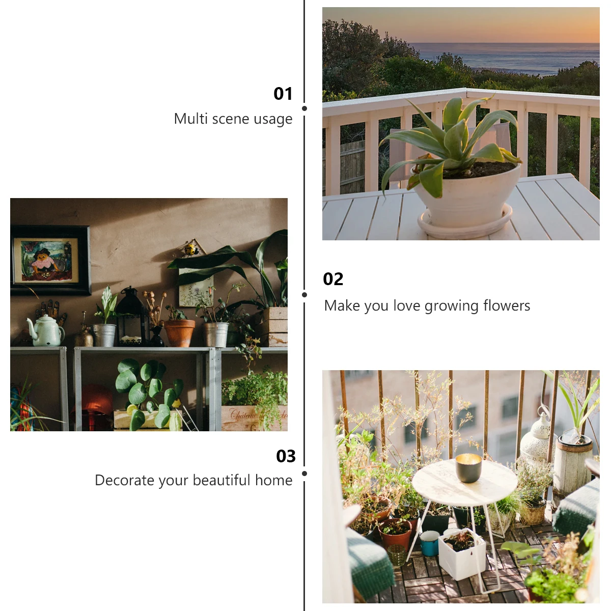 

2pcs Plastic Flowerpot Tray Round White Plant Pot Base Durable Transparent Flowerpot Plate Garden Indoor Sturdy Flat Bottom
