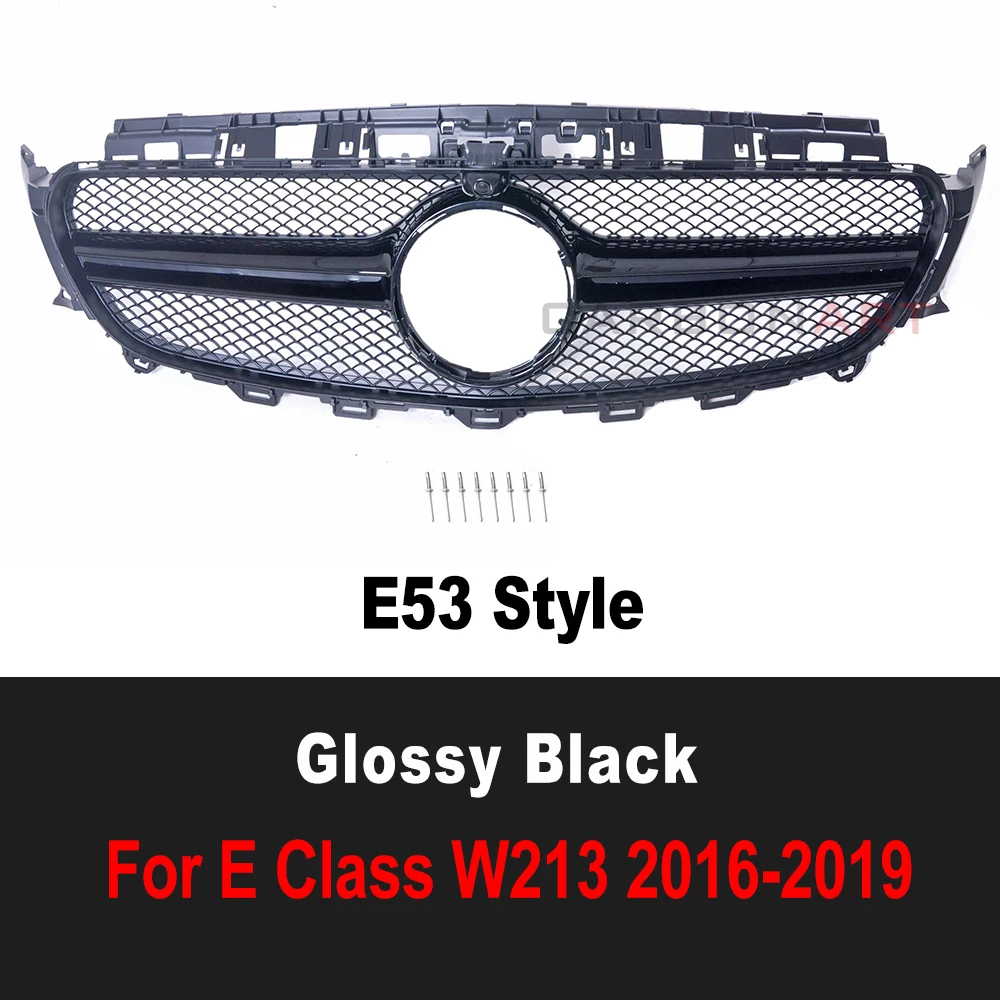 2016-2018 E class W213 grille For ben z W213 w238 E53 Style Grille front bumper for E CLASS W213 C238 E200 E250 E300 E320 E350