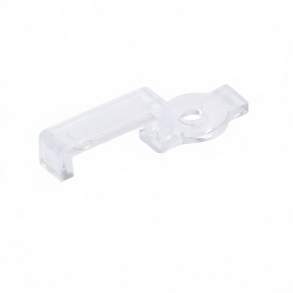 Silicone Fixing Clamps For LED Strip Lights Transparent Arc Holder Mounting Hardware For PCB COB Ribbon Mounting Under Counter