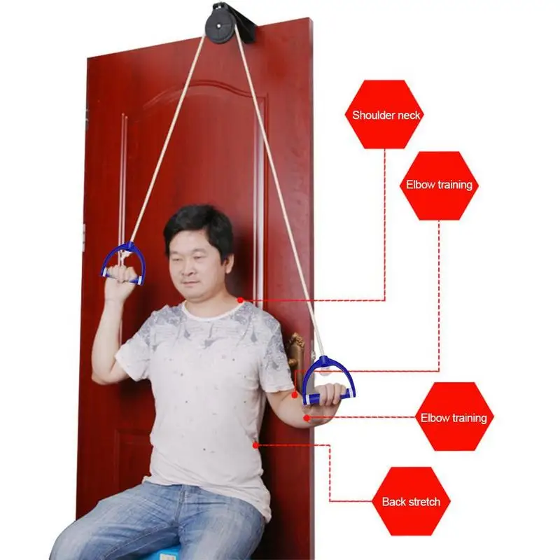 Shoulder Exercise Pulley Cervical Traction Trainer for Frozen Shoulders Physiotherapy Rehabilitation