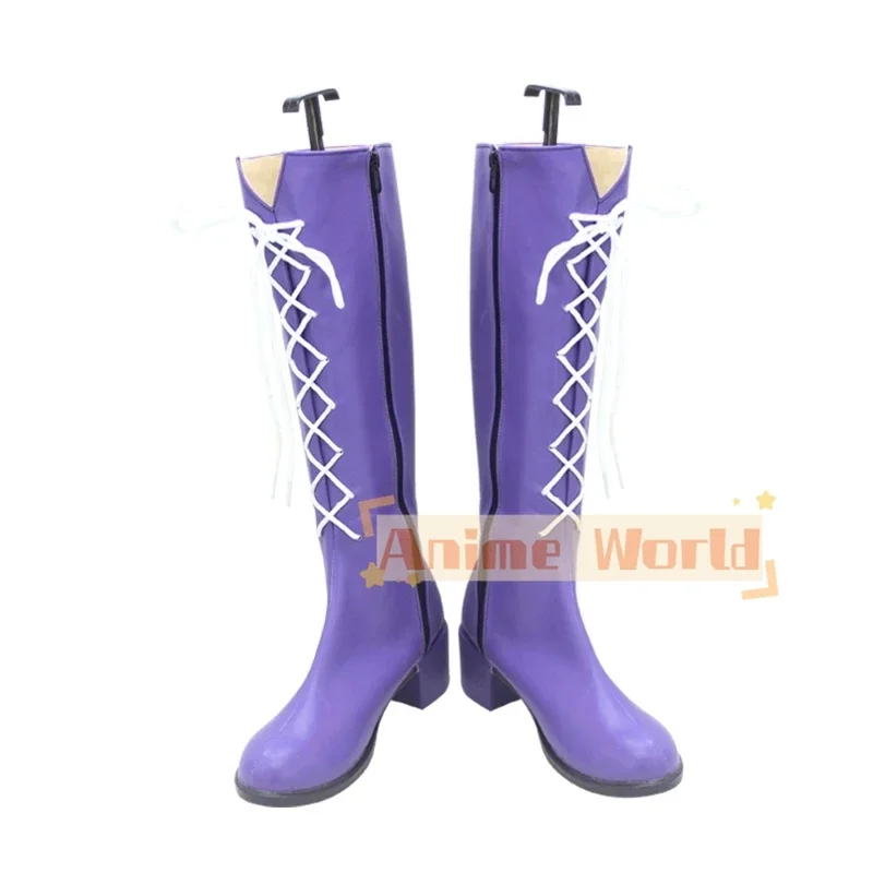 Matroos Saturnus Cosplay Schoenen Tomoe Hotaru Cosplay Prop Pu Lederen Schoenen Halloween Carnaval Laarzen Op Maat Gemaakt