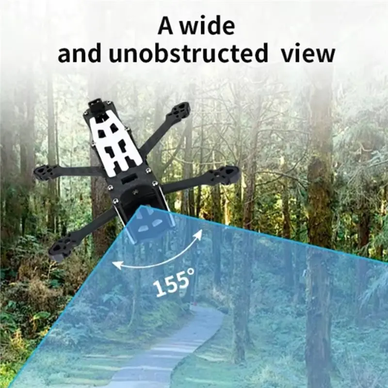 ABXE-For DJI O4 PRO O3 AIR UNIT RC FPV Racing Drone 3Inch Frame Kit 139Mm Wheelbase 3.5Mm Arms Lightweight