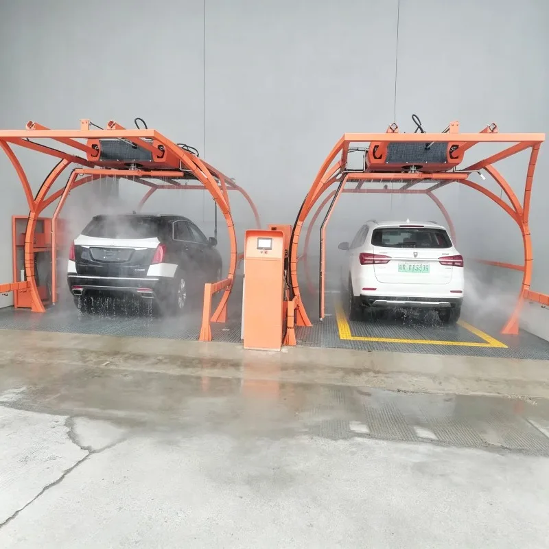 Fully Automatic Touchless Car Wash Machine 360° Rotation High Pressure Water Jet System Commercial Grade for Gas Station Car