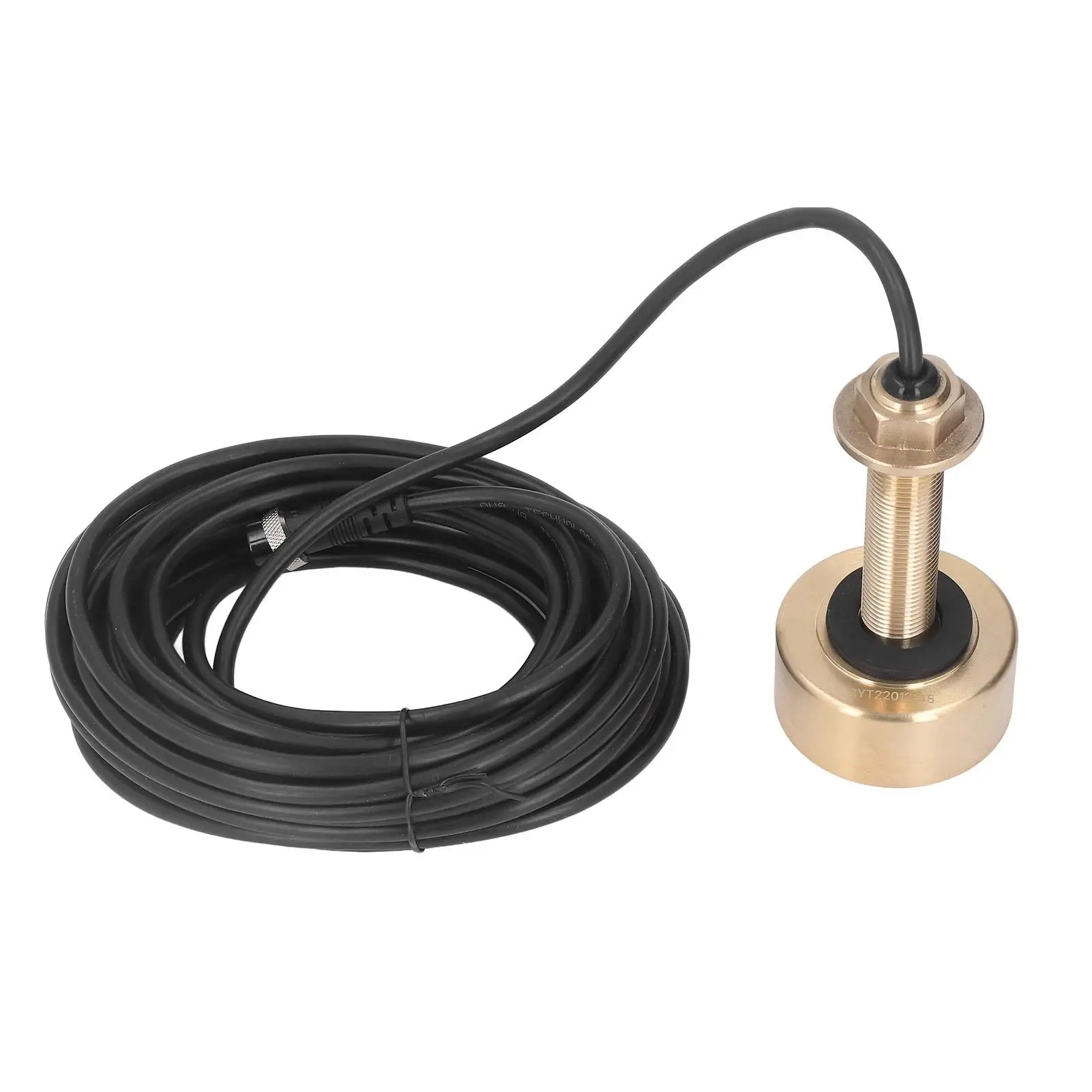 

Fish Finder Water Temp Sensor 3 Pin 600W 50KHz 200KHz High Sensitivity Bronze Housings 10m Cable Bronze