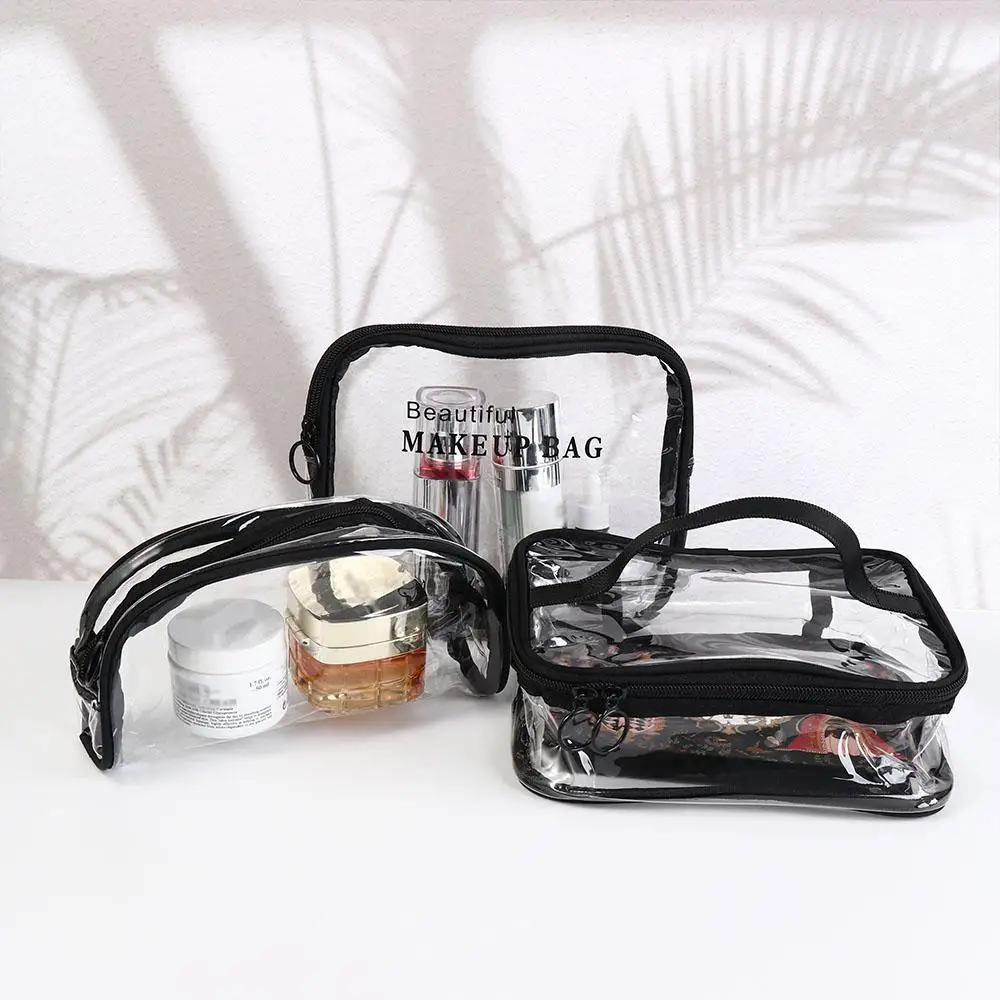 Multi-function Waterproof Storage Cases Korean Storage Bag Women Cosmetic Bag Travel Storage Handbag Transparent Makeup Bag