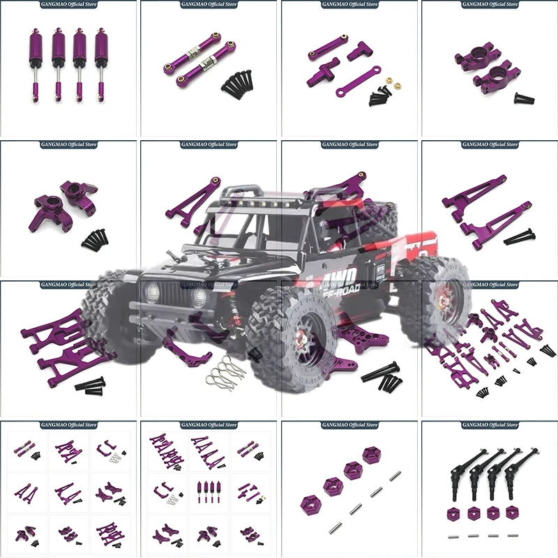 MJX Hyper Go 1/14 Metal Upgrade Kit (14210/14209) – Boost drift performance & durability for your RC car!
