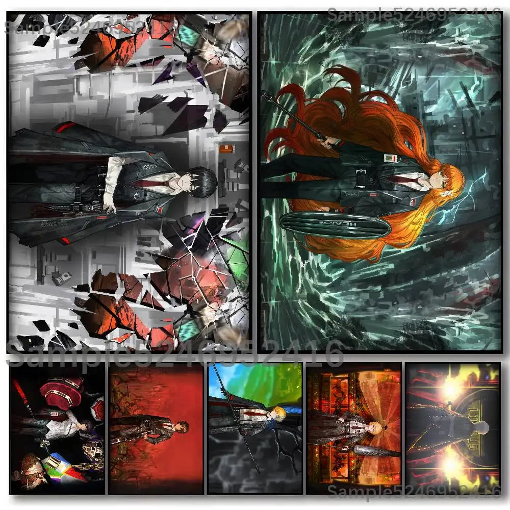 

L-Limbus Company Game Poster Picture Canvas Painting Wall Art Home Decoration Print For Living Room Decor