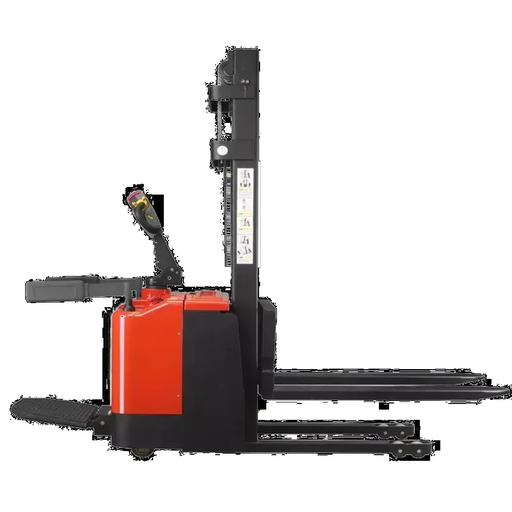 Lifter ELES-15F Mini Electric Pallet Stacker 1.5 ton 1.6 m 2.0 2.5 3.0  3.5  With Pedal and Protect Arms For Sale