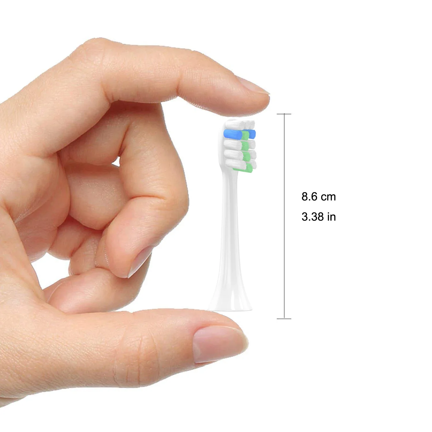 Replacement Electric Toothbrush Heads, Compatible with Xiaomi SOOCAS X1, X3, X3U, X5, V1, V2 Sonic Toothbrush