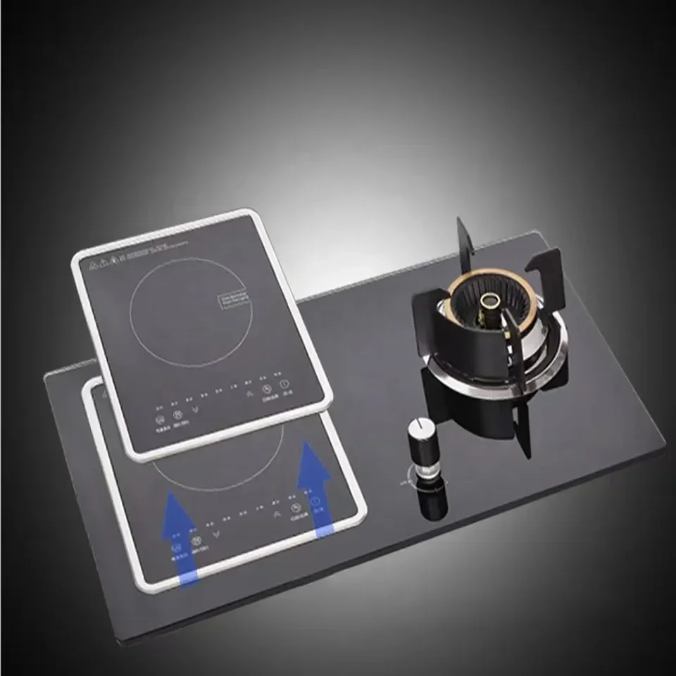 Custom High Quality 2 3 4 5 Hot Plate Hob Induction Stove Touch Control Gas Stove+Induction Cookers