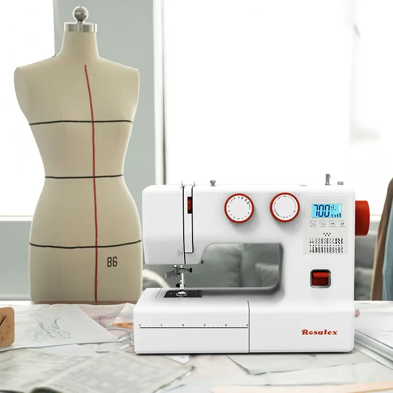 Rosatex 340 Home Tailor Made In Chinaa 24 Stitches 220V Portable Used Domestic Electric Sewing Machine