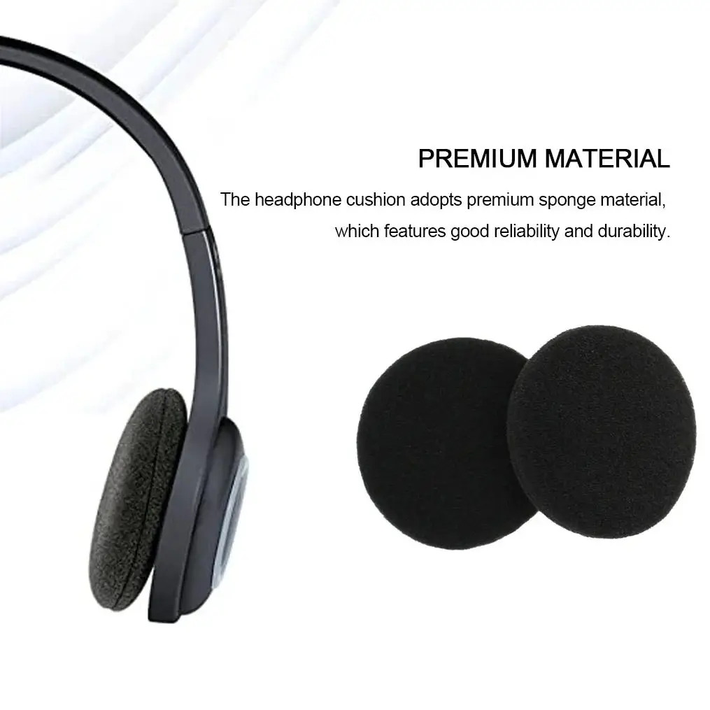 

Headphones Ear Pad Cushion Head-mounted Gaming Hearing Protection Headset Sponge Earmuff Replacement Cover Multi Size