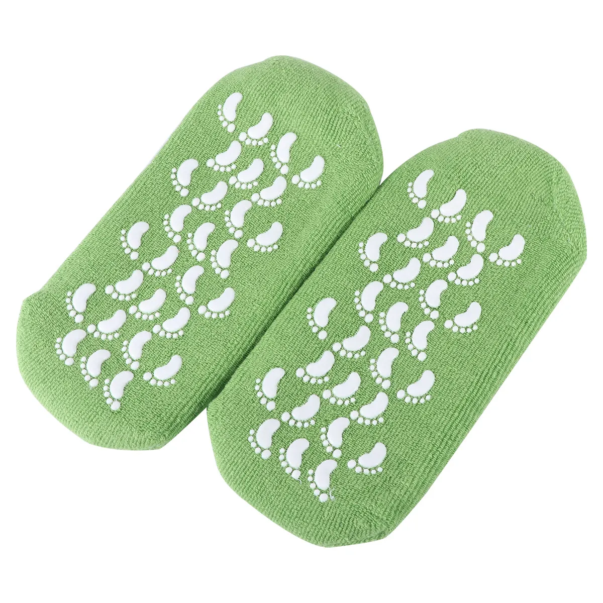 1 paire de chaussettes de yoga antidérapantes avec points en silicone, confortables, légères et respirantes pour la danse, le spa et les exercices pieds nus